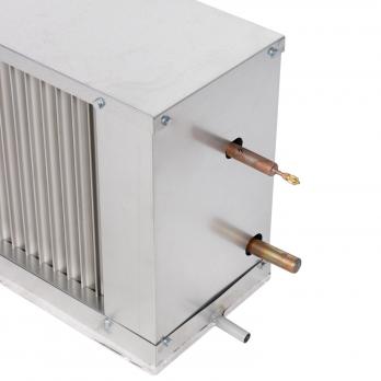Охладитель фреоновый Shuft для прямоугольных каналов WHR-R 700*400-3 — общий вид