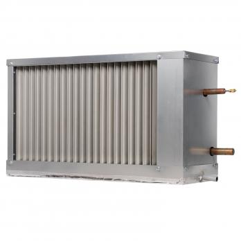 Охладитель фреоновый Shuft для прямоугольных каналов WHR-R 700*400-3 — общий вид