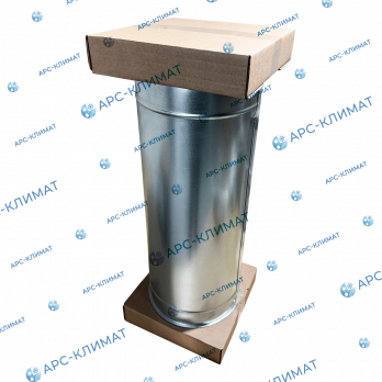 Шумоглушитель канальный круглый SRD-160/900 Уплотнитель на фланце