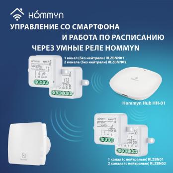 Вентилятор вытяжной Electrolux серии Glass EAFG-120 white — общий вид