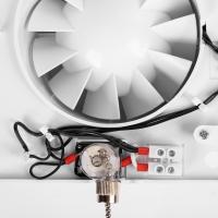 Вентилятор вытяжной Royal Thermo Sunrise RAFR 120 P с тяговым выключателем — фото 7