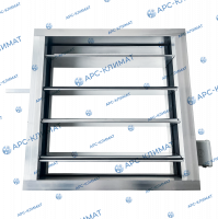 Клапан воздушный утеплённый алюминиевый