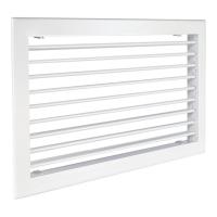 Решетка настенная однорядная SHUFT 1 WA 200x150 — общий вид