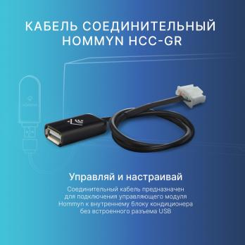 Кабель соединительный HOMMYN HCC-GR для Wi-Fi модуля управляющего HDN/WFN — общий вид
